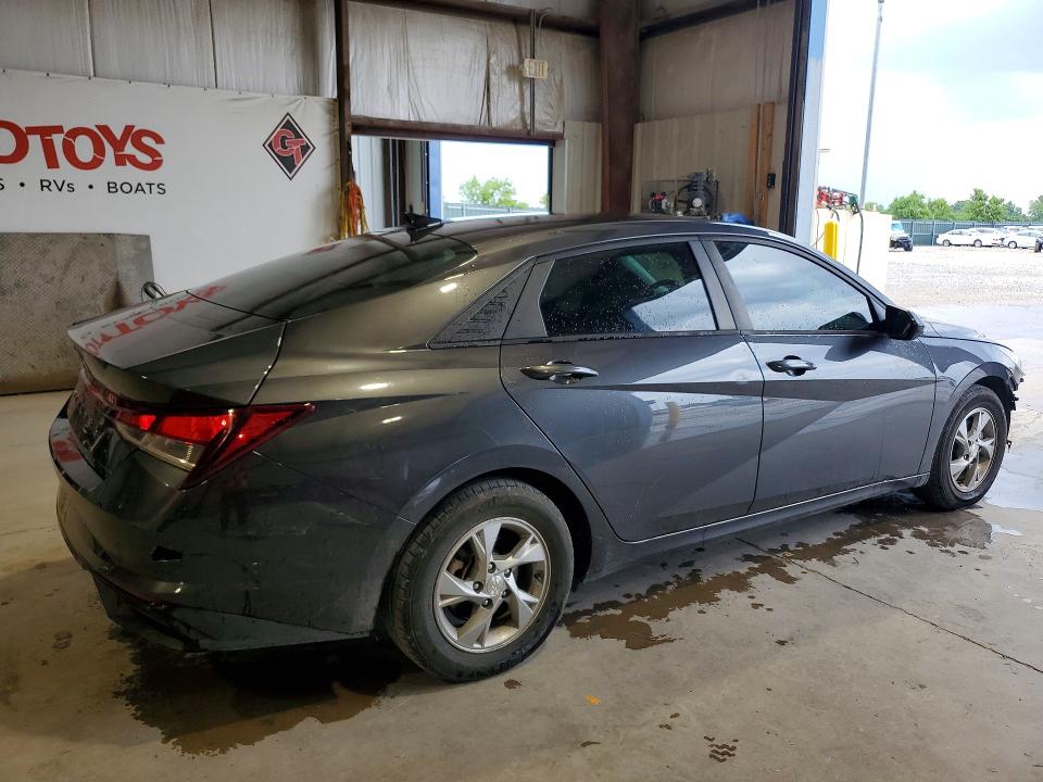 2021 Hyundai VIN 5NPLL4AG4MH014094 COPART salvage auction — FRONT END, Mo - Salvage Certificate Of Title, sold $2,750 on 2026-07-06 (photo 3)