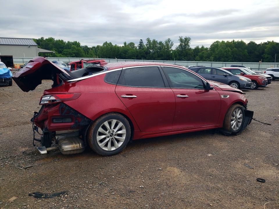 2018 Kia Optima VIN 5XXGT4L31JG198817 COPART salvage auction — FRONT END, Va - Cert Of Title - Salvage, sold $675 on 2026-07-17 (photo 3)