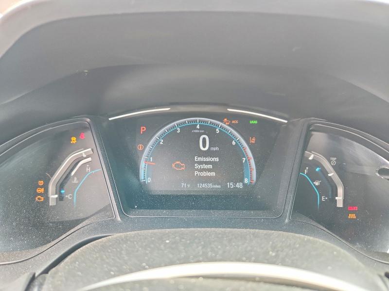 2020 Honda Civic VIN SHHFK7H33LU210642 COPART salvage auction — FRONT END, Ca - Salvage Certificate, sold $3,300 on 2026-07-17 (photo 9)