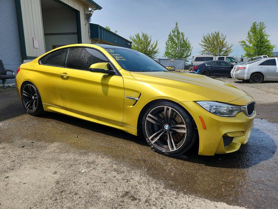 2015 BMW M4 VIN WBS3R9C59FK332085 COPART salvage auction — UNDERCARRIAGE, OR - SALVAGE TITLE CERTIFICATE, sold $13,800 on 2026-08-28 (photo 4)