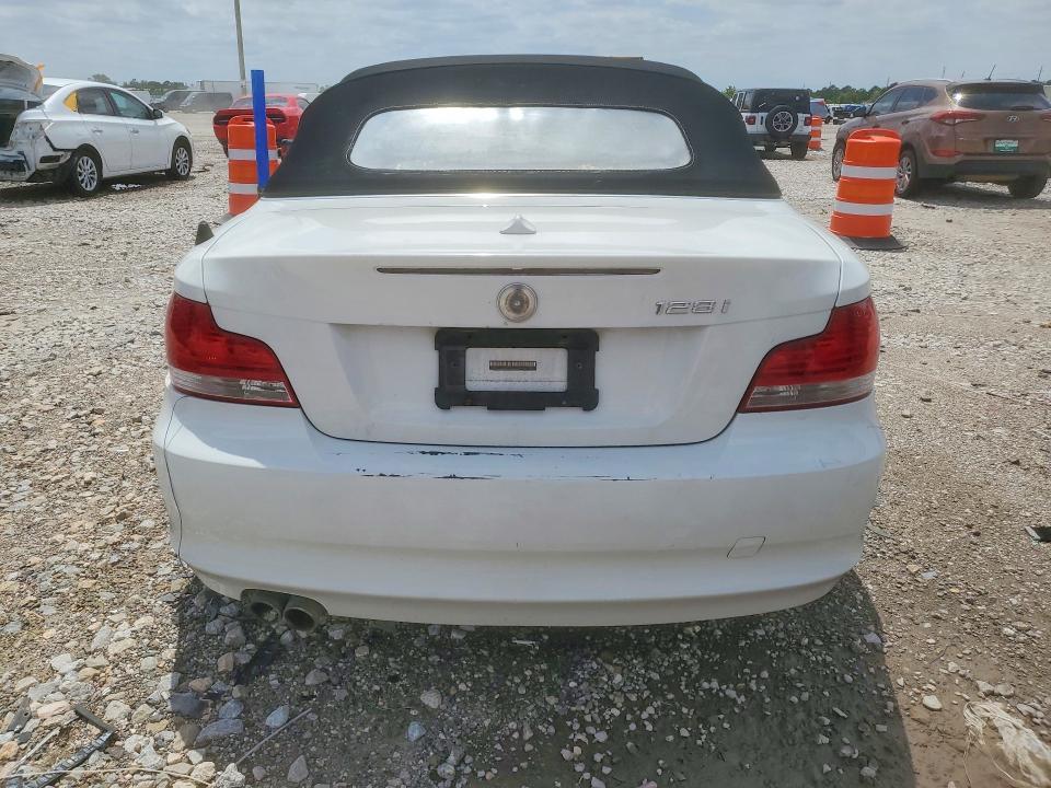 2008 BMW 1er VIN WBAUL73538VE89940 COPART salvage auction — REAR END, Tx - Salvage Vehicle Title, sold $550 on 2026-07-13 (photo 6)