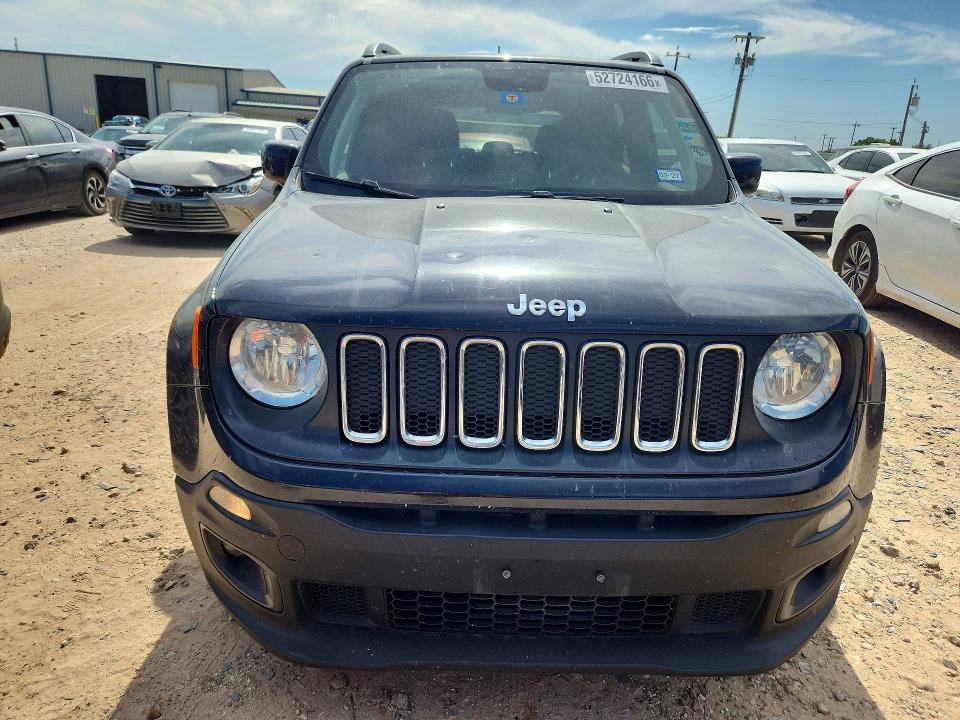 2018 Jeep Renegade VIN ZACCJABB9JPH28815 COPART salvage auction — MECHANICAL, Tx - Salvage Vehicle Title, sold $2,250 on 2026-07-16 (photo 5)