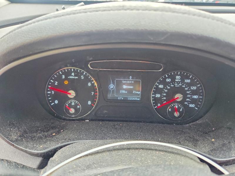 2017 Kia VIN 5XYPG4A38HG216470 COPART salvage auction — FRONT END, Md - Cert Of Salvage > 75% Damage, sold $375 on 2026-07-31 (photo 9)