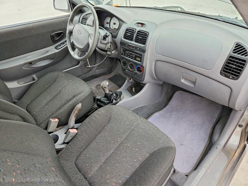 2005 Hyundai Accent VIN KMHCG35C75U322188 COPART salvage auction — HAIL, Tx - Certificate Of Title, sold $150 on 2026-07-28 (photo 8)
