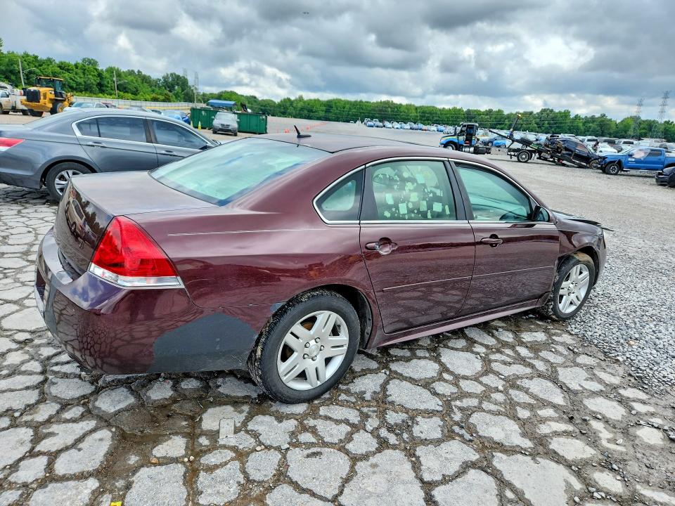 2012 Chevrolet Impala VIN 2G1WG5E37C1321587 COPART salvage auction — FRONT END, Tn - Salvage Certificate, sold $400 on 2026-07-09 (photo 3)