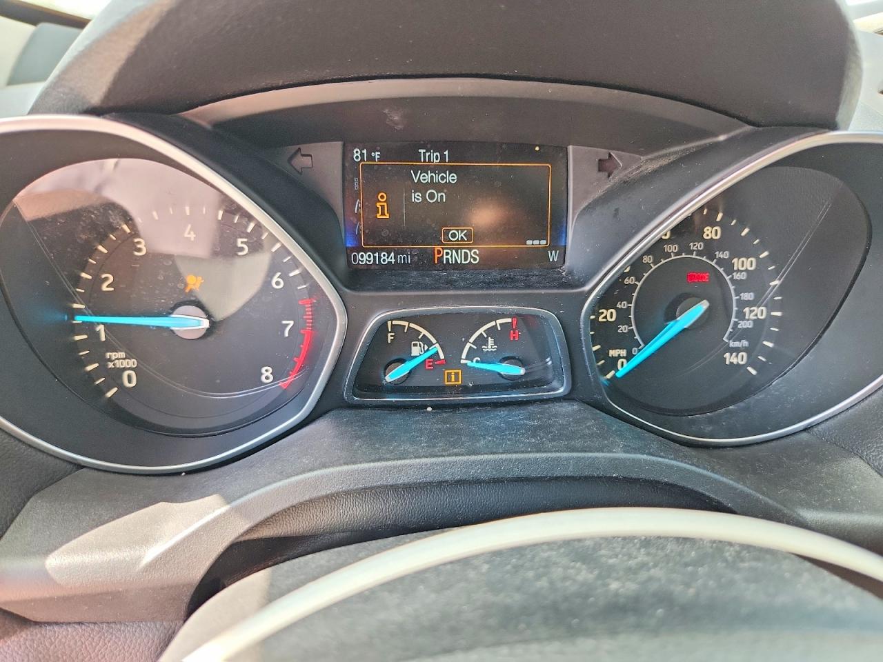 2019 Ford Escape VIN 1FMCU0F73KUA53739 COPART salvage auction — Front End, TX - SALVAGE VEHICLE TITLE, sold $1,850 on 2026-06-25 (photo 9)