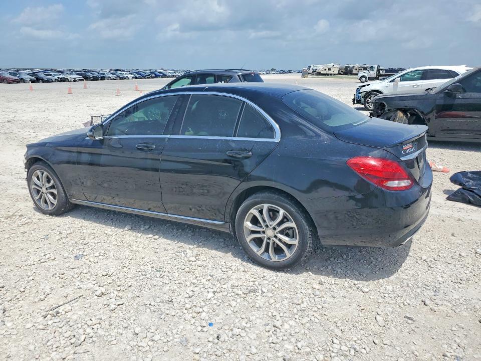 2016 Mercedes-benz C-klasse VIN 55SWF4KB2GU102702 COPART salvage auction — FRONT END, Tx - Salvage Vehicle Title, sold $3,800 on 2026-07-09 (photo 2)