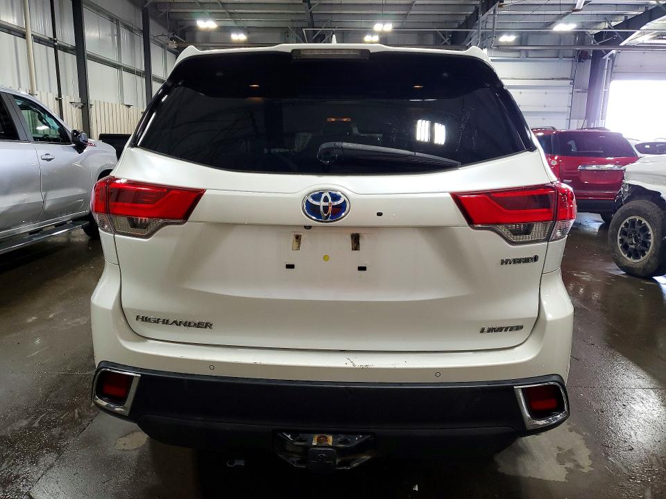 2018 Toyota Highlander VIN 5TDDGRFH1JS041931 COPART salvage auction — FRONT END, Mn - Cert Of Title-Salvage, sold $8,500 on 2026-07-06 (photo 6)