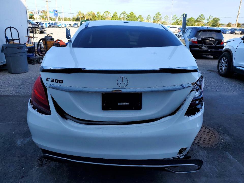 2021 Mercedes-benz C-klasse VIN W1KWF8DBXMR653526 COPART salvage auction — REAR END, Fl - Certificate Of Destruction, sold $8,800 on 2026-07-17 (photo 6)