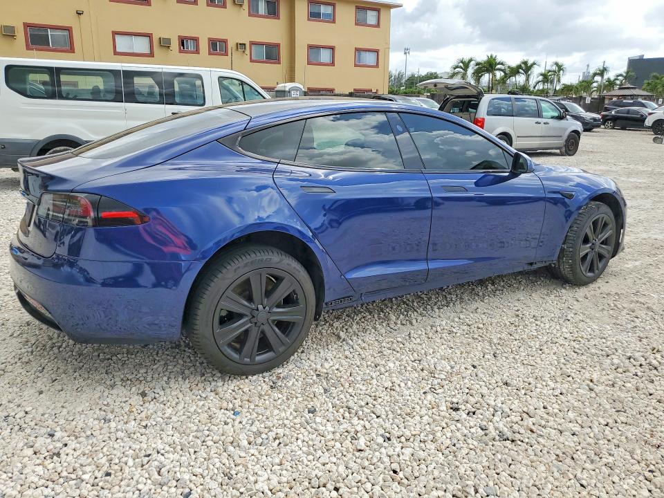2022 Tesla VIN 5YJSA1E58NF488140 COPART salvage auction — WATER/FLOOD, Fl - Cert Of Title-Slvg Rebld Flood, sold $16,600 on 2026-07-14 (photo 3)