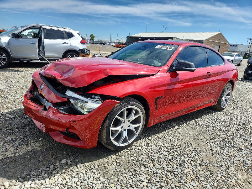 2014 BMW VIN WBA3N5C54EK196827 COPART salvage auction — FRONT END, CO - PUBLIC - SALVAGE TITLE, sold $3,500 on 2026-07-02 (photo 1)
