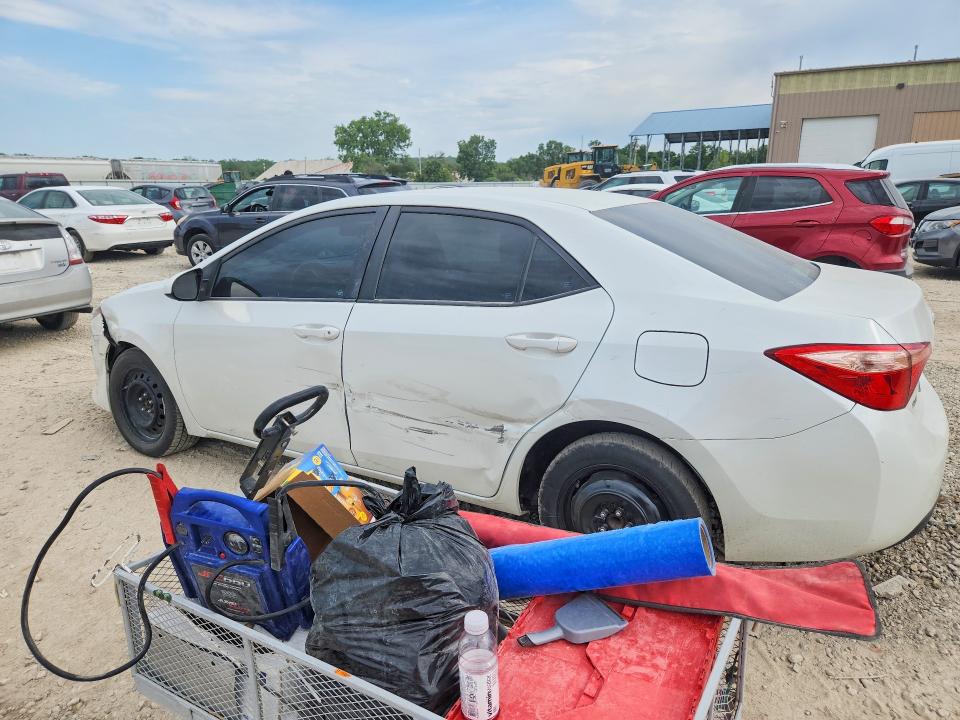2017 Toyota Corolla VIN 5YFBURHE4HP733946 COPART salvage auction — SIDE, Ks - Cert Of Title-Salvage, sold $4,400 on 2026-07-09 (photo 2)