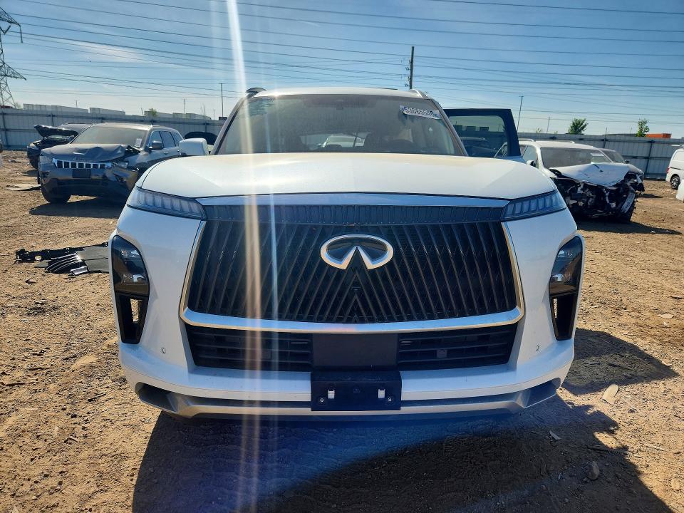 2026 Infiniti Qx80 VIN JN8AZ3BE9T9720521 COPART salvage auction — SIDE, Il - Salvage Certificate, sold $12,800 on 2026-07-21 (photo 5)