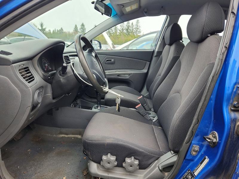 2006 Kia Rio VIN KNADE123X66060841 COPART salvage auction — FRONT END, On - Permit Salvage, sold $200 on 2026-07-07 (photo 7)