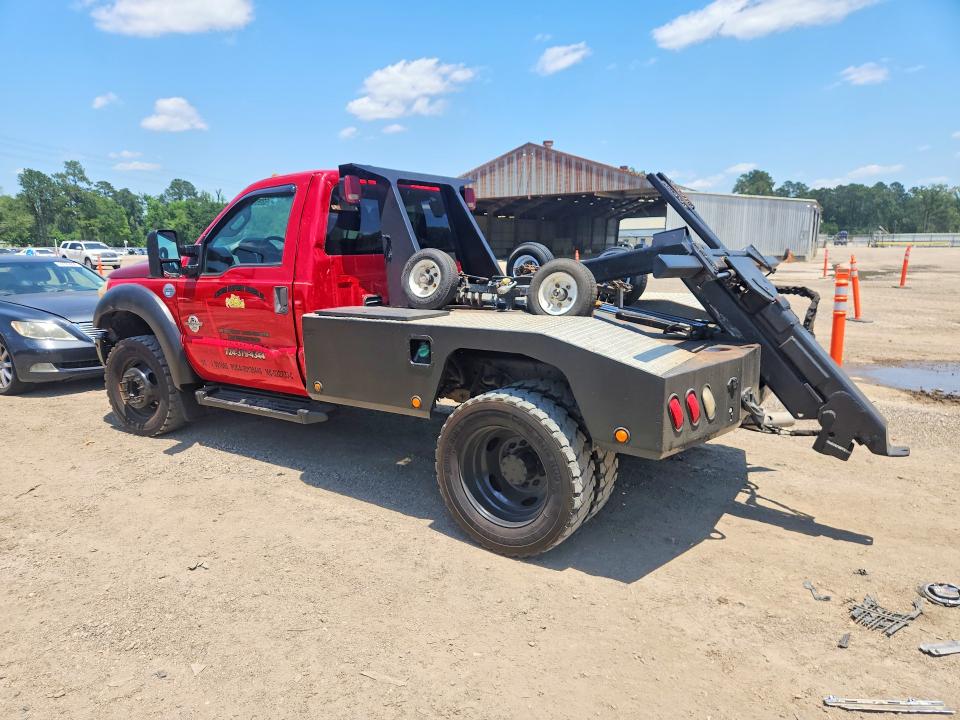 2014 Ford F-550 super duty VIN 1FDUF5HTXEEA13811 COPART salvage auction — SIDE, La - Certificate Of Title, sold $12,100 on 2026-07-13 (photo 2)