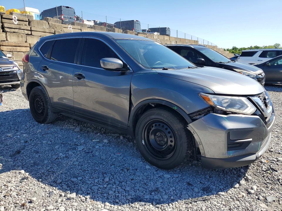 2017 Nissan Rogue VIN KNMAT2MV9HP556176 COPART salvage auction — FRONT END, Ky - Bill Of Sale/Part Only/No Titl, sold $1,350 on 2026-07-02 (photo 4)