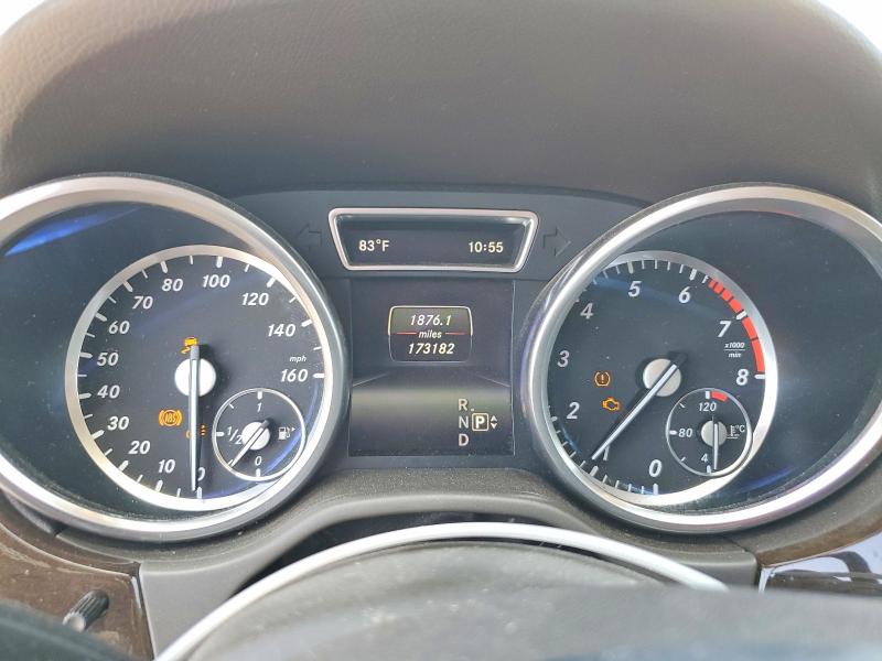 2015 Mercedes-benz M-klasse VIN 4JGDA5JB3FA596487 COPART salvage auction — FRONT END, Ca - Salvage Certificate, sold $1,800 on 2026-07-02 (photo 9)