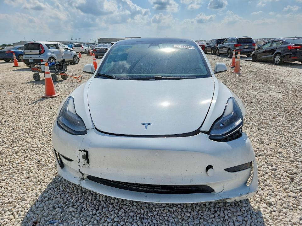 2021 Tesla Model 3 VIN 5YJ3E1EA9MF002696 COPART salvage auction — FRONT END, Salvage Title, sold $9,000 on 2026-07-16 (photo 5)