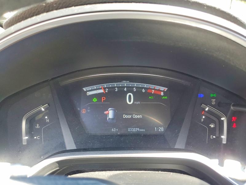 2019 Honda Cr-v VIN 7FARW2H59KE059283 COPART salvage auction — FRONT END, NY - MV-907A SALVAGE CERTIFICATE, sold $8,300 on 2026-07-07 (photo 9)