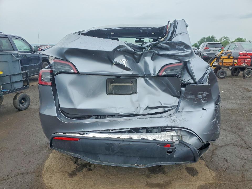 2024 Tesla Model y VIN 7SAYGDED4RA325007 COPART salvage auction — REAR END, Pa - Certificate Of Salvage, sold $9,300 on 2026-07-07 (photo 6)
