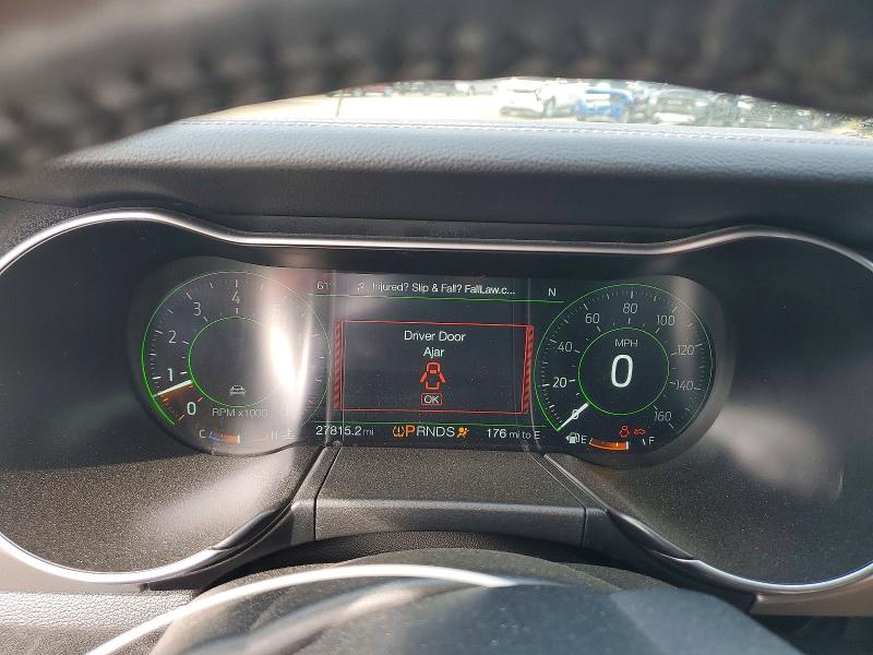 2022 Ford Mustang VIN 1FA6P8CF7N5145279 COPART salvage auction — FRONT END, Mi - Certificate Of Title, sold $18,400 on 2026-07-10 (photo 9)