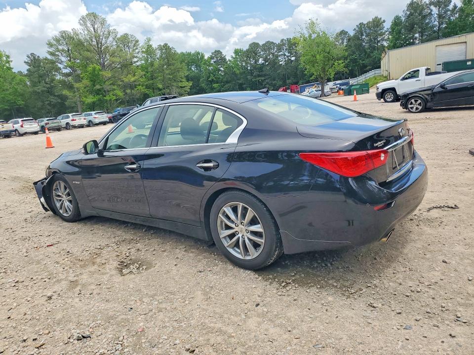 2014 Infiniti Q50 VIN JN1AV7AP5EM690843 COPART salvage auction — FRONT END, Nc - Salvage Certificate Of Title, sold $1,950 on 2026-07-24 (photo 2)