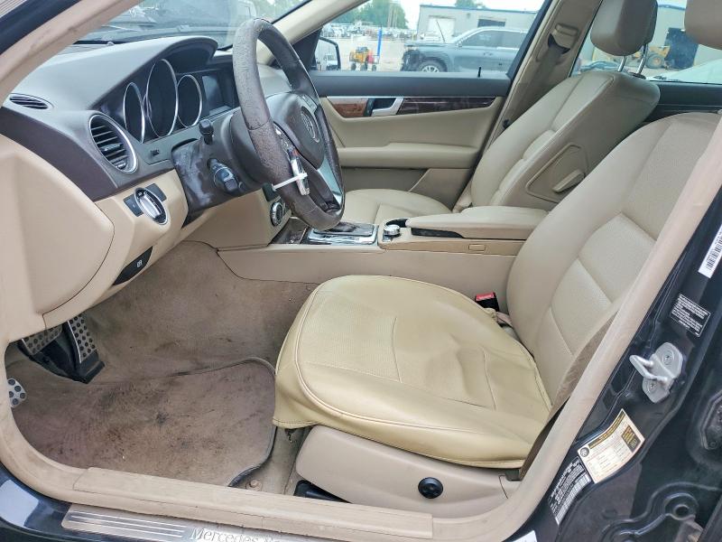 2012 Mercedes-benz C-klasse VIN WDDGF4HB8CA636454 COPART salvage auction — FRONT END, Ok - Cert Of Title-Salvage, sold $475 on 2026-08-18 (photo 7)