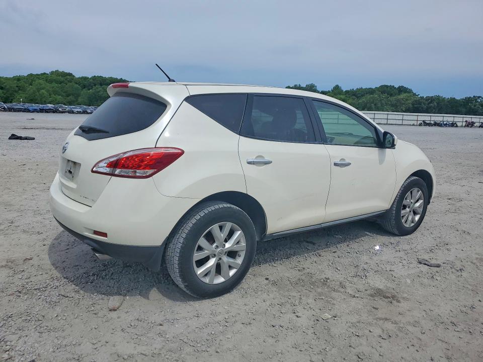 2014 Nissan Murano VIN JN8AZ1MU3EW419496 COPART salvage auction — FRONT END, Nc - Salvage Certificate Of Title, sold $825 on 2026-07-15 (photo 3)
