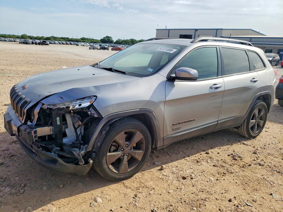 2016 Jeep Cherokee VIN 1C4PJLCB8GW283992 COPART salvage auction — FRONT END, Tx - Salvage Vehicle Title, sold $1,650 on 2026-07-09 (photo 1)