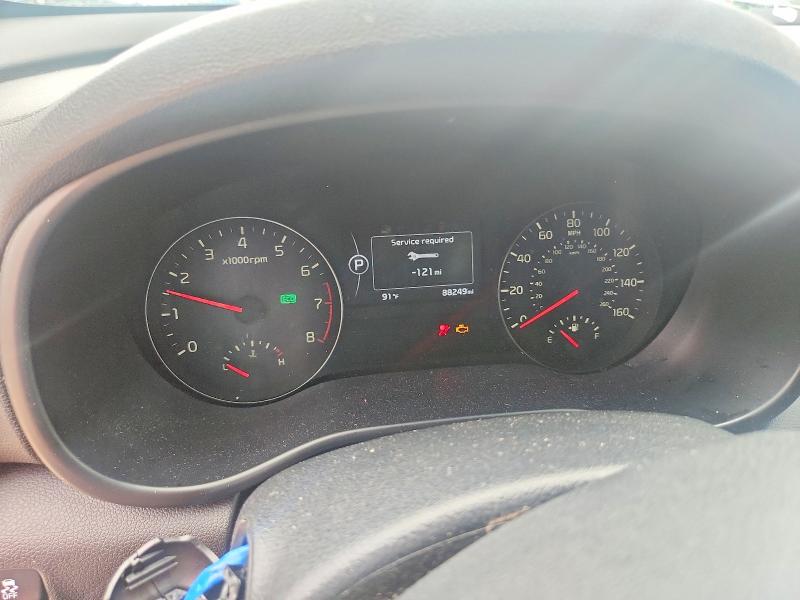 2019 Kia VIN KNDPR3A67K7594041 COPART salvage auction — FRONT END, Ga - Cert Of Title-Salvage, sold $600 on 2026-07-31 (photo 9)