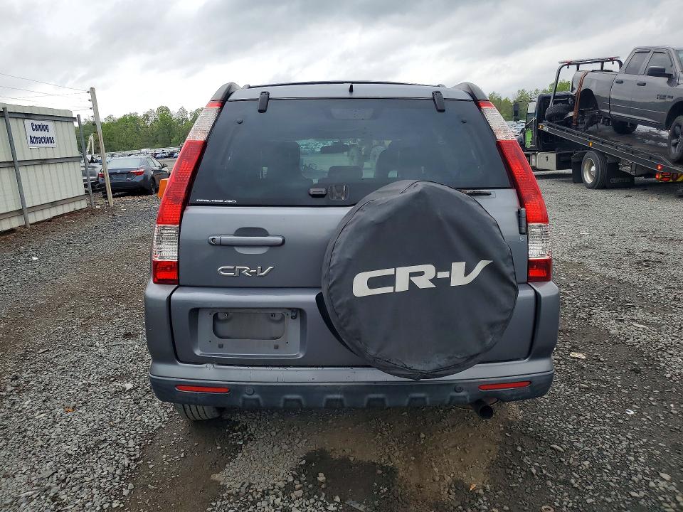 2006 Honda Cr-v VIN JHLRD78996C002654 COPART salvage auction — FRONT END, Nj - Cert Of Title-Salvage, sold $375 on 2026-07-21 (photo 6)