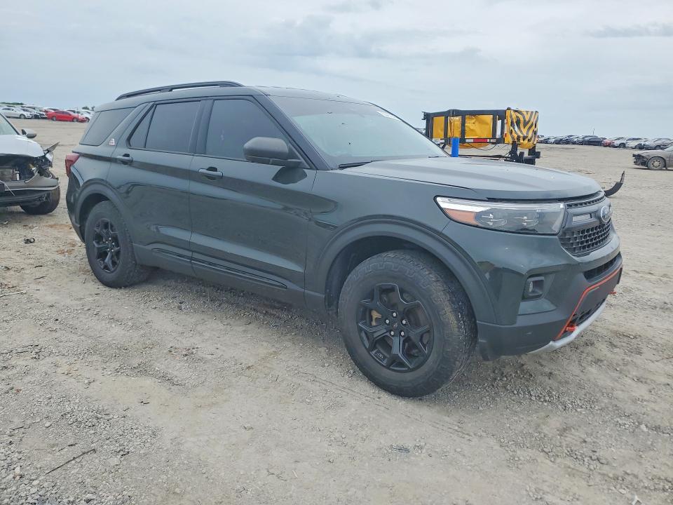 2022 Ford Explorer VIN 1FMSK8JH3NGB44562 COPART salvage auction — SIDE, Ky - Cert Of Title-Salvage, sold $12,600 on 2026-07-09 (photo 4)