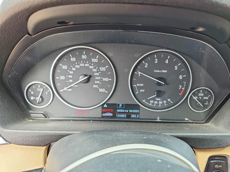 2015 BMW 3er VIN WBA3B1G52FNT64086 COPART salvage auction — SIDE, MO - SALVAGE CERTIFICATE OF TITLE, sold $1,800 on 2026-07-27 (photo 9)