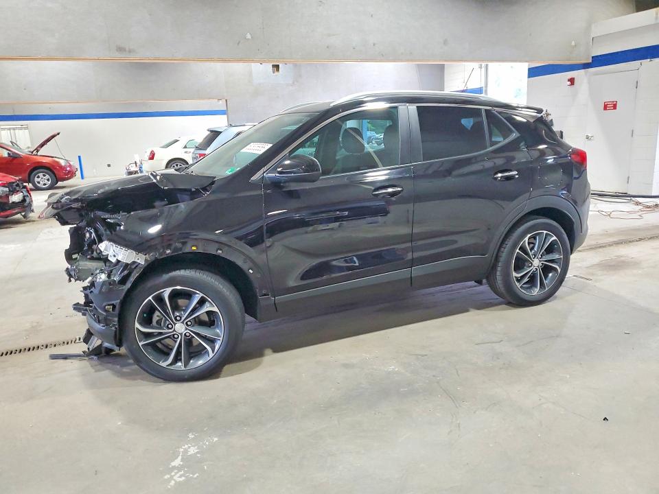 2023 Buick Encore VIN KL4MMDS29PB142271 COPART salvage auction — FRONT END, VA - CERT OF TITLE - SALVAGE, sold $1,350 on 2026-07-02 (photo 1)