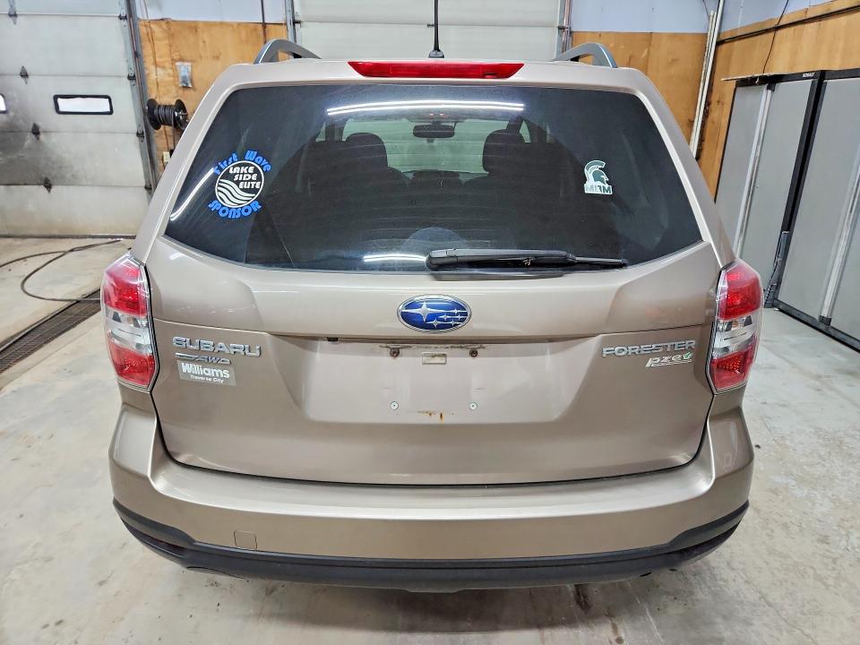 2015 Subaru Forester VIN JF2SJADC5FH541847 COPART salvage auction — FRONT END, Mi - Certificate Of Title, sold $250 on 2026-07-15 (photo 6)
