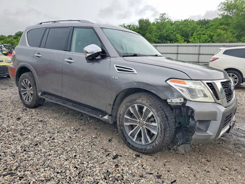 2018 Nissan Armada VIN JN8AY2NC3J9553397 COPART salvage auction — FRONT END, Ar - Cert Of Title-Salvage, sold $8,800 on 2026-07-20 (photo 4)