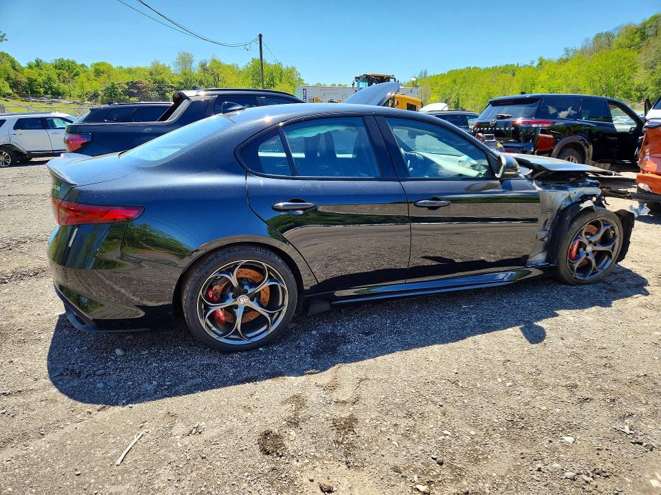 2023 Alfa romeo Giulia VIN ZARFAMEVXP7676787 COPART salvage auction — FRONT END, Ny - Mv-907A Salvage Certificate, sold $18,700 on 2026-07-30 (photo 3)