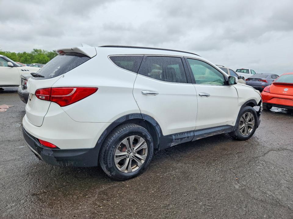 2013 Hyundai Santa fe VIN 5XYZUDLB2DG113898 COPART salvage auction — FRONT END, Pa - Certificate Of Salvage, sold $1,800 on 2026-07-02 (photo 3)