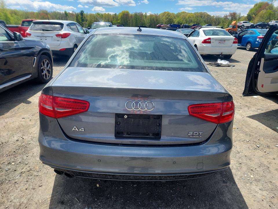 2016 Audi A4 VIN WAUBFAFL4GA013043 COPART salvage auction — MINOR DENT/SCRATCHES, Ma - Cert Of Title-Salvg Parts Only, sold $125 on 2026-07-29 (photo 6)