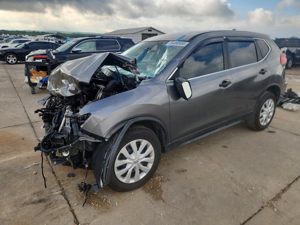 2017 Nissan Rogue VIN JN8AT2MV0HW002258 COPART salvage auction — FRONT END, Id - Salvage Certificate Of Title, sold $825 on 2026-07-16 (photo 1)