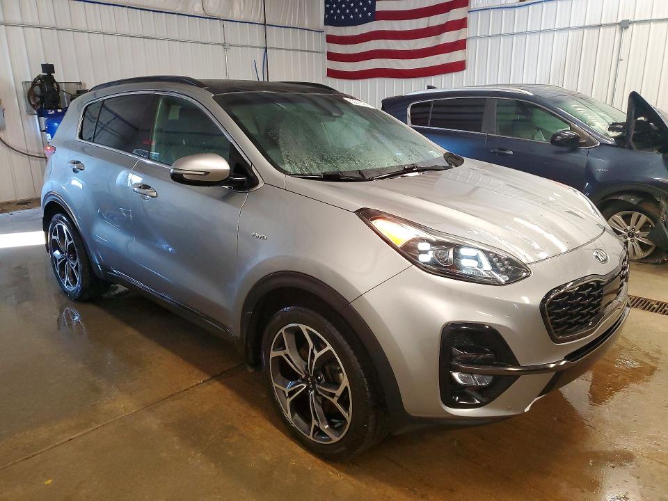 2020 Kia Sportage VIN KNDPRCA64L7717926 COPART salvage auction — REAR END, Pa - Certificate Of Salvage, sold $2,950 on 2026-07-08 (photo 4)