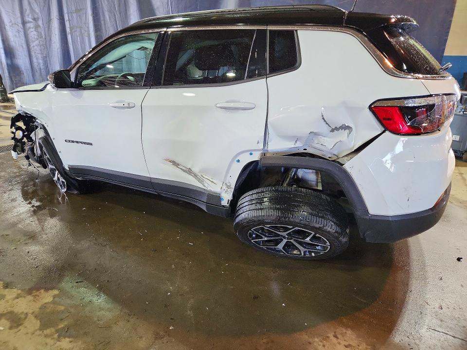 2025 Jeep Compass VIN 3C4NJDCN5ST557252 COPART salvage auction — FRONT END, Mi - Scrap Certificate Of Title, sold $1,450 on 2026-07-03 (photo 2)