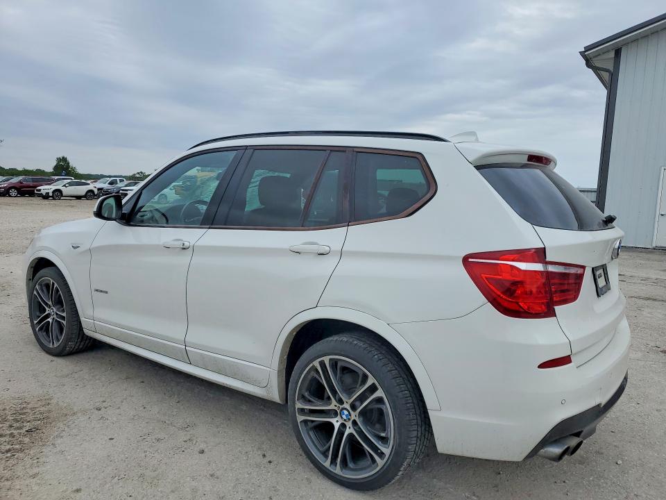 2016 BMW X3 VIN 5UXWX9C53G0D78309 COPART salvage auction — SIDE, Ia - Cert Of Title-Salvage Title, sold $2,450 on 2026-07-24 (photo 2)