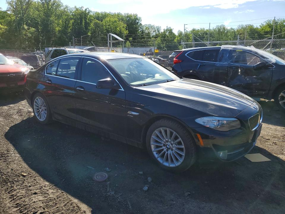 2012 BMW 5er VIN WBAFU7C53CDU59631 COPART salvage auction — FRONT END, Md - Cert Of Salvage > 75% Damage, sold $2,100 on 2026-07-09 (photo 4)