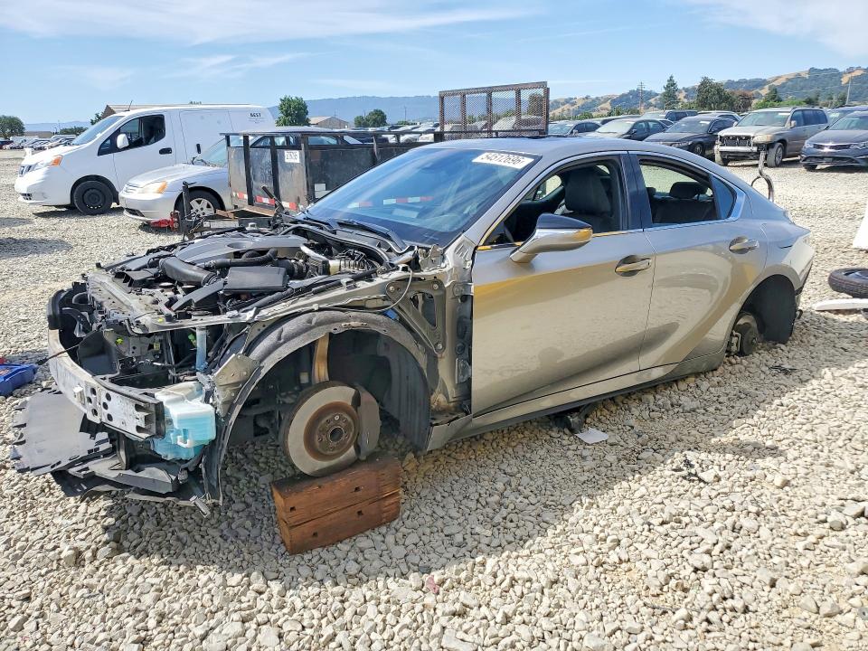 2021 Lexus Is 300 VIN JTHCA1D25M5109668 COPART salvage auction — STRIPPED, Ca - Non-Repairable Vehicle Cert, sold $6,300 on 2026-07-14 (photo 1)