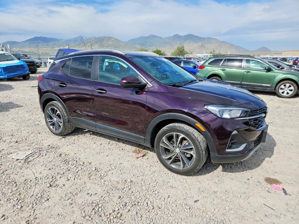 2021 Buick Encore VIN KL4MMDS29MB075229 COPART salvage auction — REAR END, Ut - Salvage Certificate, sold $5,300 on 2026-07-10 (photo 4)