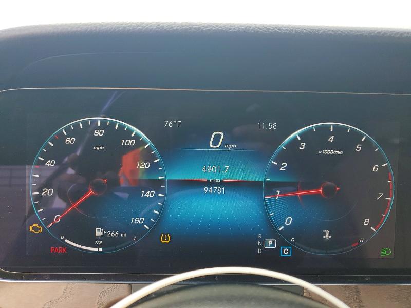 2022 Mercedes-benz E-klasse VIN W1KZF8DB3NB098975 COPART salvage auction — FRONT END, Nc - Salvage Certificate Of Title, sold $5,000 on 2026-07-23 (photo 9)