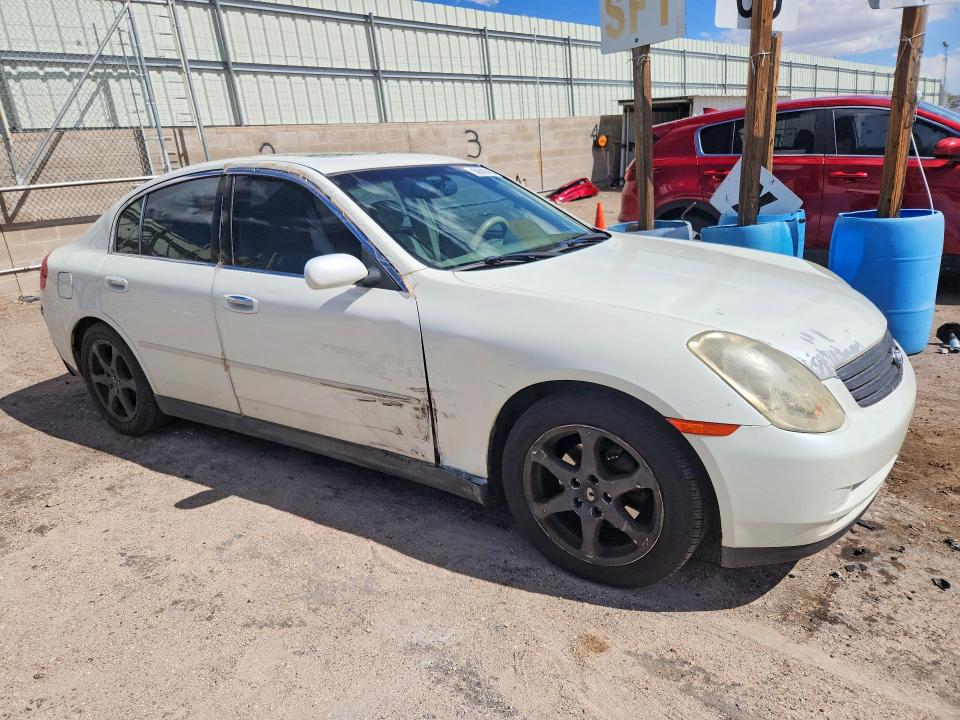 2003 Infiniti G VIN JNKCV51E73M011613 COPART salvage auction — REAR END, Nm - Cert Of Title-Salvage, sold $325 on 2026-07-27 (photo 4)