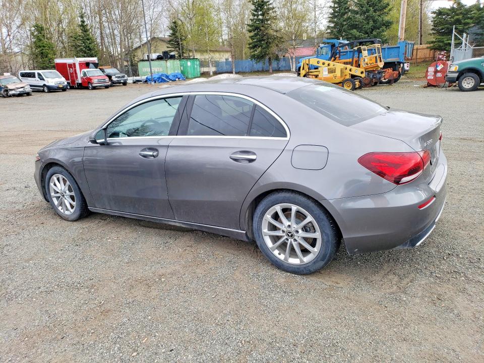 2020 Mercedes-benz A-class VIN WDD3G4FBXLW039789 COPART salvage auction — NORMAL WEAR, AK - CERTIFICATE OF VEHICLE TITLE, sold $9,500 on 2026-07-28 (photo 2)