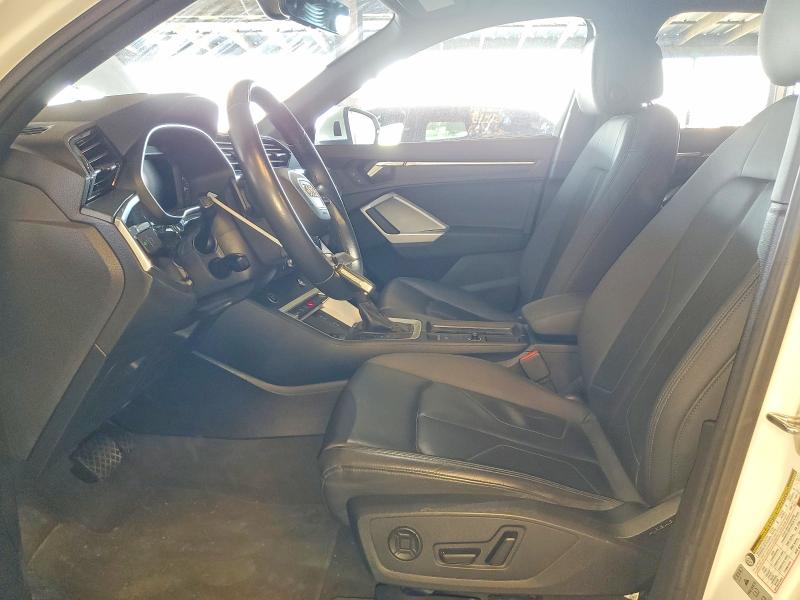 2024 Audi Q3 VIN WA1DECF34R1054232 COPART salvage auction — REAR END, Ca - Salvage Certificate, sold $7,800 on 2026-07-30 (photo 7)